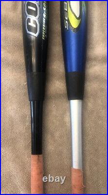 (2) Easton Z-Core Connexion Sc500 ST1-Z ST8-Z 26 Oz Slowpitch Softball Bats