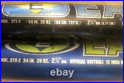(2) Easton Z-Core Connexion Sc500 ST1-Z ST8-Z 26 Oz Slowpitch Softball Bats