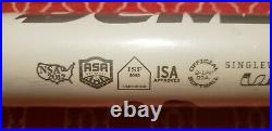 2013 Demarini Raw Steel Singlewall Slowpitch Bat 34/30 Asa/usssa Stamp Niw Rare