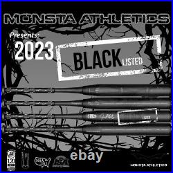 2023 Monsta Blacklisted Trippin Slowpitch Softball Bat Usssa 240 26oz Balanced