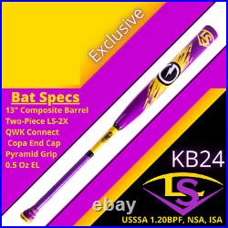 26 oz 2022 Louisville Slugger Genesis KB24 Endload USSSA Slowpitch Softball Bat