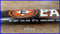Easton Synthesis SCX12 34 in 28 oz (2 1/4 DIA) Slow Pitch Softball Bat