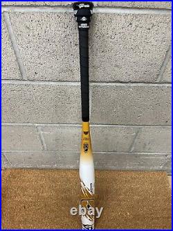 Louisville Slugger LS Genesis 1pc 220 Slowpitch Softball Bat NIW Gold White 26oz
