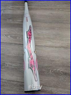 Monsta Torch Platinum/Pink Softball Bat Slowpitch M2 Comp 25oz NEW IN WRAPPER