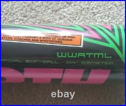 NIW Worth Legit XL Reload Watermelon Slowpitch Bat 25.5oz USSSA FREE US SHIPPING
