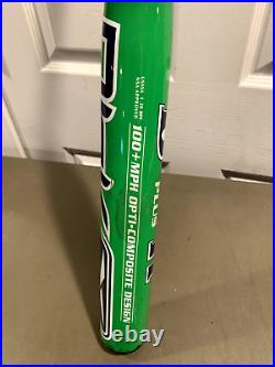RARE Vintage Green Reebok Dictator Plus Slow Pitch Softball Bat 34 30oz 2 1/4