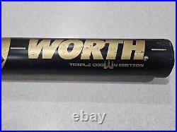 Used 2017 Worth Triple Crown Limited Edition USSSA Softball Bat WTCSMU 27.5oz